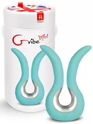 Изысканный мини вибратор Gvibe Mini – голубой
