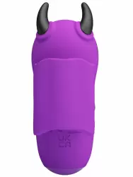 Вакуумный стимулятор клитора Baile Magic Devil, с электростимуляцией, 10 режимов, на палец