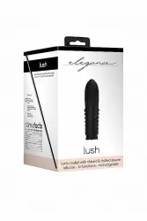 Турбо перезарежаемая вибропуля Lush (черная)