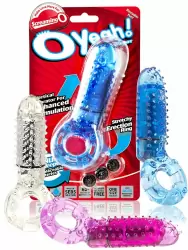 Эрекционное кольцо с вибростимулятором Screaming O - О Yeah 	