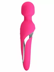 Компактный вибратор PrettyLove Michael Heating, с функцией нагрева, 21 см, розовый
