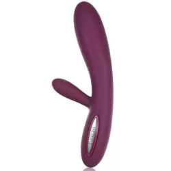 Двойной вибратор Lucas с интеллектуальным режимом, 48 ч без подзарядки – фиолетовый