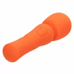 Компактный вибратор-ванд Stella Mini Massager, 14,5 см, силикон, оранжевый