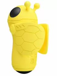 Вакуумный мини-стимулятор клитора Baile  Magic Bee, на палец, 7 см, 10 режимов, силикон, желтый