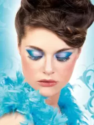 Ресницы люкс-класса Baci Валлота - черный, голубой