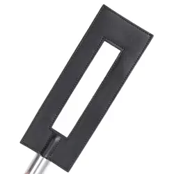 Шлёпалка-рамка Leather Gap Paddle кожаная – черная