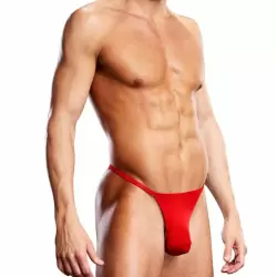 Красные мужские Т-стринги BlueLine – S/M