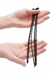 Набор из четырех стимуляторов уретры (струн) Spiral Screw Plug Set