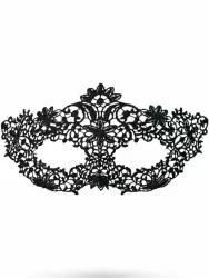 Маска нитяная TOYFA Theatre «Королевская вязь» – черный