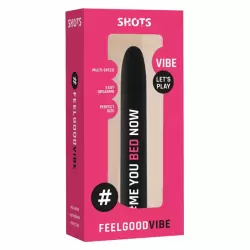 Классический вибратор Feelgood Vibe #Me.you.bed.now, черный