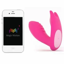 Современный клиторально-вагинальный стимулятор Eidolon - розовый