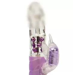 Хай-Тек вибратор Purely Decadent с ротацией – фиолетовый