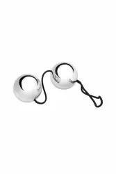 Вагинальные шарики TOYFA со смещенным центром тяжести - серебристый