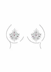 Боди с открытыми чашками, гартерами и наклейкой на грудь Shots toys, S/XL