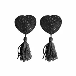 Накладки на соски из пвх с кисточками Nipple Tassels Heart