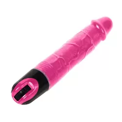 Яркий реалистичный вибромассажер Baile Vibrator – розовый