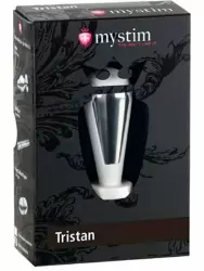 Анально-вагинальный зонд Mystim Tristan, для подключения к источнику импульсов, 13,5 см