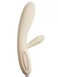 Двойной вибратор Lucas с интеллектуальным режимом, 48 часов без подзарядки – бежевый 