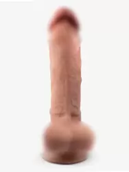 Реалистичный фаллоимитатор SILEXD Model 1 Premium Real Skin, 23 см, силикон, телесный