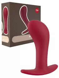 Крупная анальная пробка Fun Factory Bootie Large, 11 см, силикон,, бордовая
