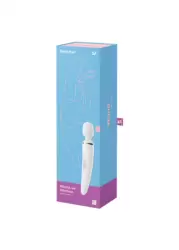 Вибратор Satisfyer Wand-er Woman (белый): 34 см, 50 режимов вибрации, АБС/силикон
