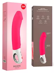 Крупный вибратор Fun Factory Big Boss G5, 12 режимов, размер XL, розовый