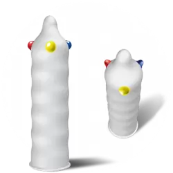 Презерватив Luxe «Поцелуй ангела» со стимулирующими шариками - 1 шт