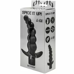 Анальная пробка с вибрацией Spice it up Ecstasy Black 8009-01Lola