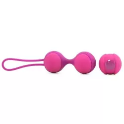 Вагинальные шарики Mini Stella II со сменным грузом – розовый