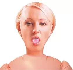 Надувная секс-кукла с лицом киномодели Mandy - телесный