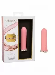 Эстетичный мини вибратор Uncorked  Rosé: 12 см, 10 режимов , силикон, розовый