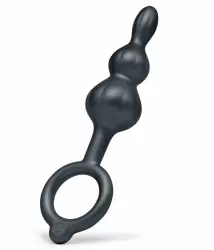 Набор анальных елочек b-Vibe BEADED BUTTIES BUNDLE, 3 размера, силикон