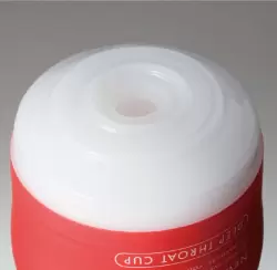 Мастурбатор Tenga&Keith Haring Deep Throat - красный с белым