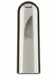 Компактная вибропуля Glam - SILVER, 9 см, 10 режимов, серебристый