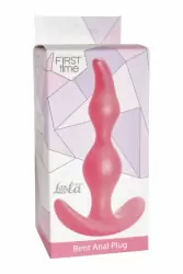 Анальная пробка Bent Anal Plug Pink 5002-01lola