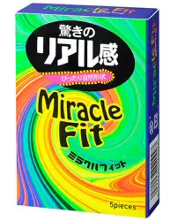 Анатомические презервативы Sagami Miracle Fit, 19,5 см, латекс, 5 шт