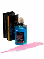Комплект для сладких игр Orgie Lips массажное масло для поцелуев, перо, сахарная вата, 100 мл