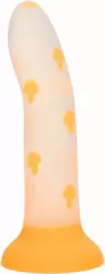 Светящийся фаллоимитатор California Exotic Novelties Glow Stick Mushroom, 15,2 см, силикон, белый с желтым