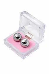 Металлические вагинальные шарики TOYFA диаметром 2 см - серебристый