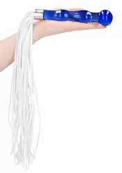 Плетка со стимулятором из стекла Chrystalino Whipster