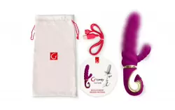 NEW! Потрясающий вибратор Gvibe Gcandy - Sweet Raspberry, 18 см	