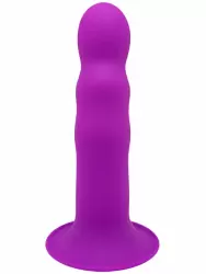 Рельефный фаллоимитатор Adrien lastic Hitsens 3, 18,2 см, силикон, фиолетовый