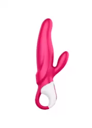 Вибромассажер с клиторальным стимулятором Satisfyer Vibes - Mister Rabbit – розовый