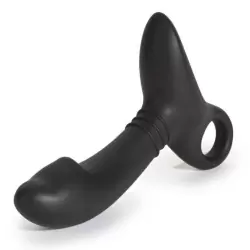 Массажер простаты Nexus Sparta - черный: 5 режимов работы, медицинский силикон