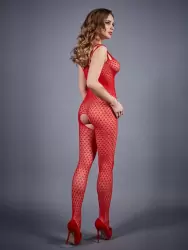 Боди-комбинезон красный мелкий рисунок (Impulse)