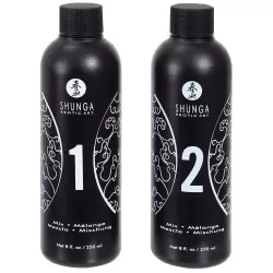 Набор для эротического массажа «Восточная схватка» Экзотические фрукты – 2 х 225 мл