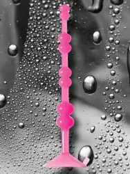 Анальная елочка на присоске Aspire Pleasure Beads - Pink