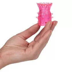 Насадка на пенис Silicon Tickler Cock Ring открытая – розовая