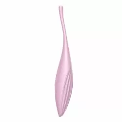 Точечный вибратор Satisfyer Twirling Joy, 17,8 см, силикон, розовый