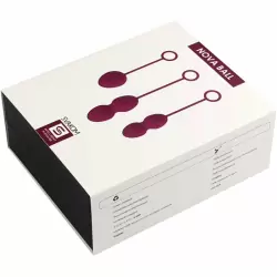 Набор вагинальных шариков Svakom Nova Ball со смещенным центром тяжести - сливовый